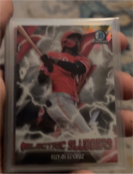 2026 Bowman Chrome Electric Sluggers #ES-9 Elly De La Cruz — front