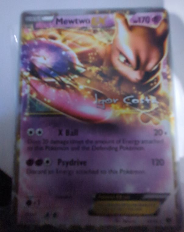 2012 Pokemon Mewtwo EX #54/99 — front