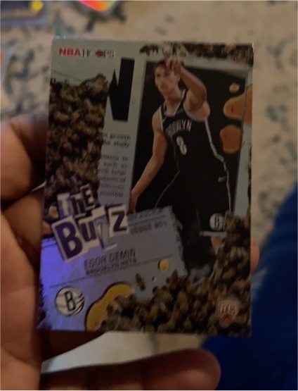 2025-26 Topps NBA Hoops The Buzz #TB-8 Egor Demin — front