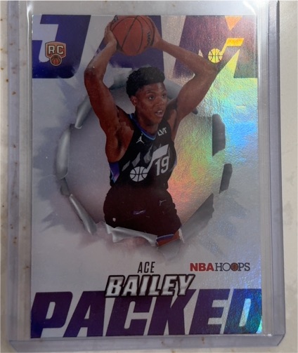 2025-26 Topps NBA Hoops #JP-13 Ace Bailey Jam Packed RC Utah Jazz — front