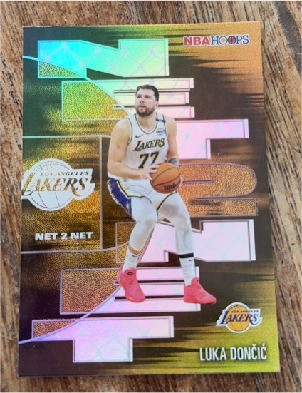 2025-26 Topps NBA Hoops #NTN-11 Luka Dončić Net 2 Net Los Angeles Lakers — front