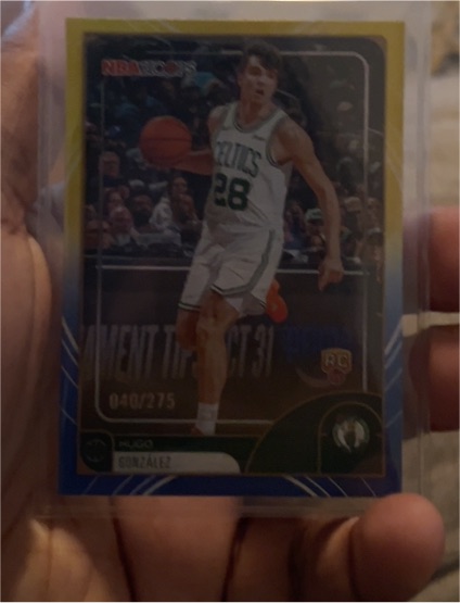 2025-26 Topps NBA Hoops #72 Hugo Gonzalez — front