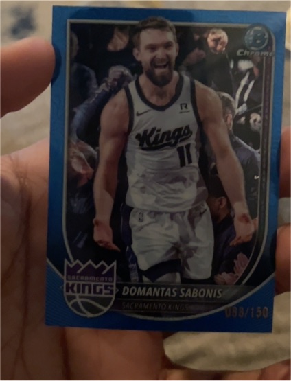 2025-26 Topps Bowman Chrome #BCV-129 Domantas Sabonis — front