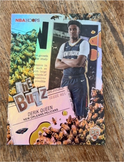 2025-26 Topps NBA Hoops #TB-13 Derik Queen The Buzz RC — front