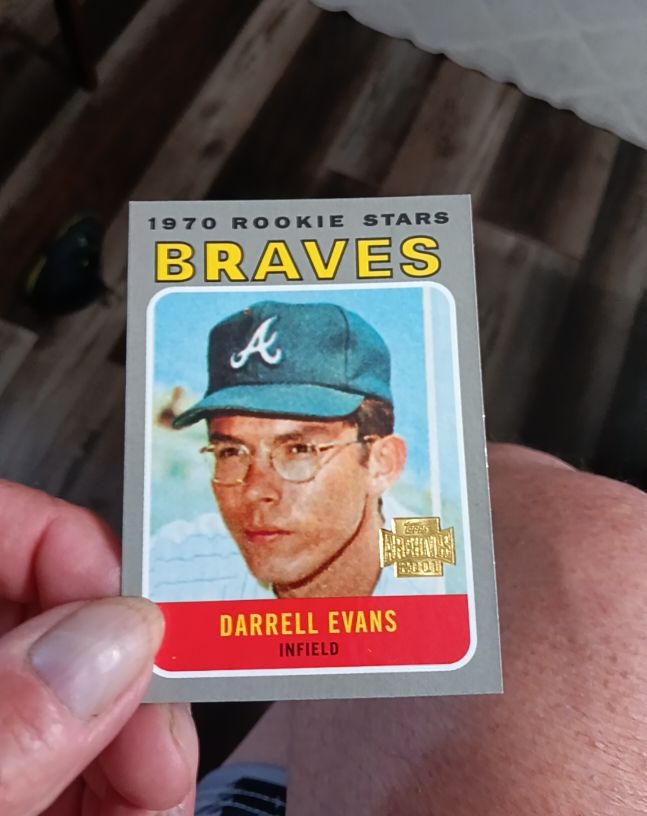 1970 Topps #63 Darrell Evans — front