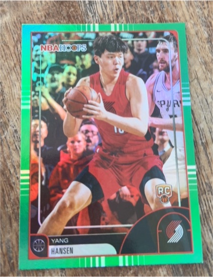 2025-26 Topps NBA Hoops #6 Yang Hansen — front