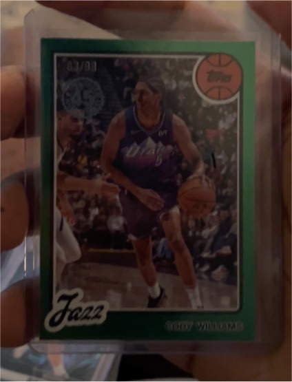 2025-26 Topps 1980-81 Topps Basketball #80BK-37 Cody Williams — front