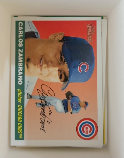 2004 Topps Heritage #297 Carlos Zambrano — front