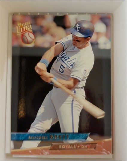 1993 Fleer Ultra #206 George Brett — front