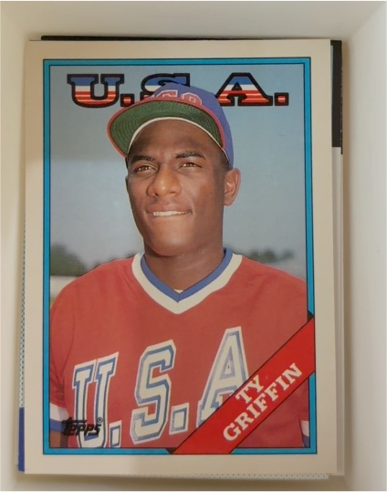 1988 Topps Traded #44T Ty Griffin — front