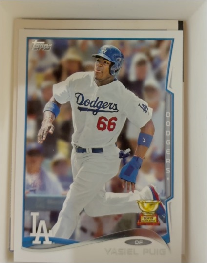 2014 Topps #331 Yasiel Puig — front