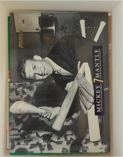 1992 Pinnacle #12 Mickey Mantle Contracts — front