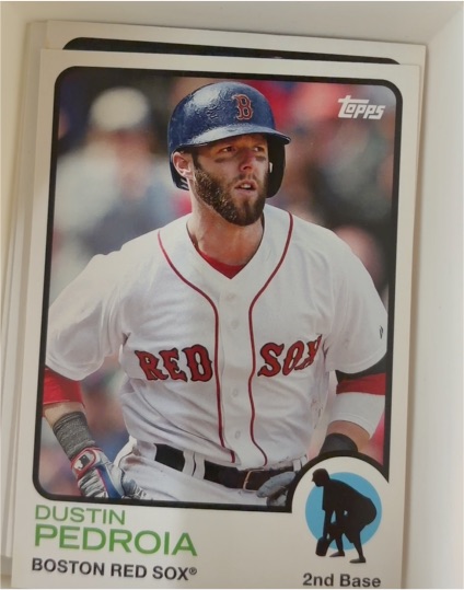 2014 Topps Archives #7 Dustin Pedroia Boston Red Sox — front