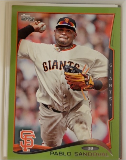 2014 Topps #327 Pablo Sandoval — front