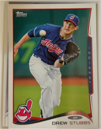 2014 Topps #309 Drew Stubbs — front