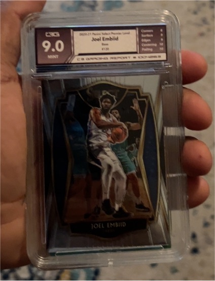 2020-21 Panini Select Premier Level #120 Joel Embiid — front