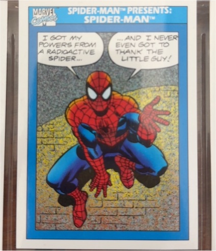 1990 Impel Marvel Universe Series 1 #149 Spider-Man Presents Spider-Man — front