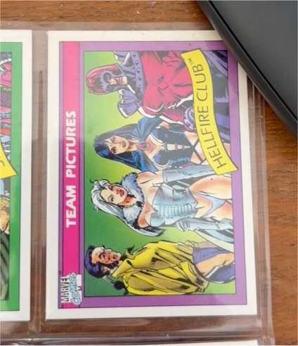 1990 Impel Marvel Universe Series 1 #147 Hellfire Club Team Pictures — front