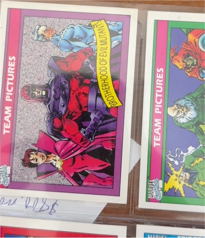 1990 Impel Marvel Universe #145 Brotherhood of Evil Mutants — front