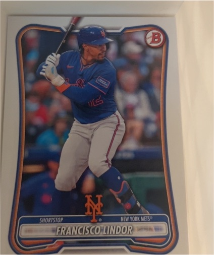 2026 Bowman #17 Francisco Lindor — front