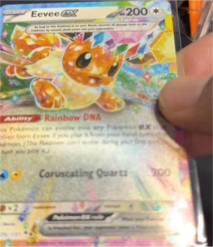 2016 Pokémon Prismatic Evolutions #075 Eevee ex — front