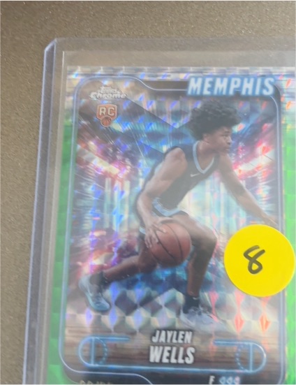 2024-25 Topps Chrome #185 Jaylen Wells — front