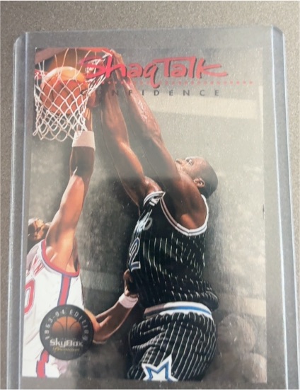 1993-94 SkyBox Premium Shaq Talk #9 Shaquille O'Neal Confidence — front