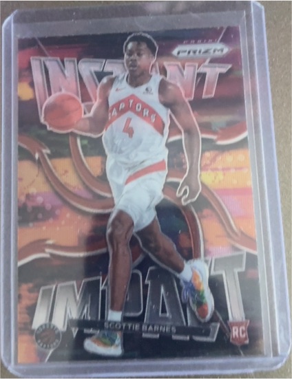 2021-22 Panini Prizm Instant Impact #16 Scottie Barnes — front