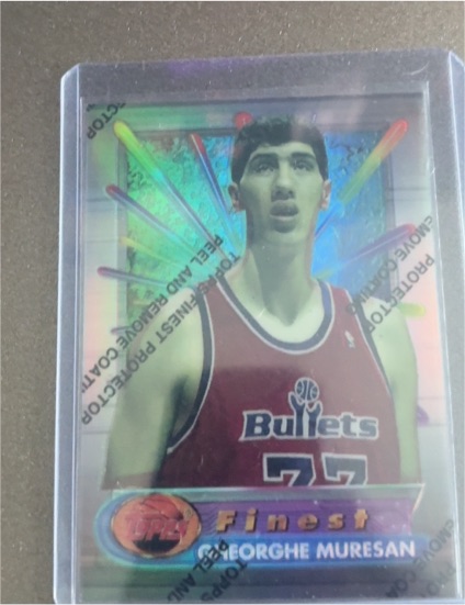 1994 Topps Finest #139 Gheorghe Muresan — front