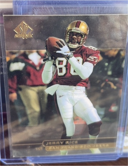 1998 SP Authentic #113 Jerry Rice — front