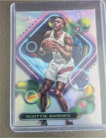 2023-24 Topps Cosmic Chrome #129 Scottie Barnes — front