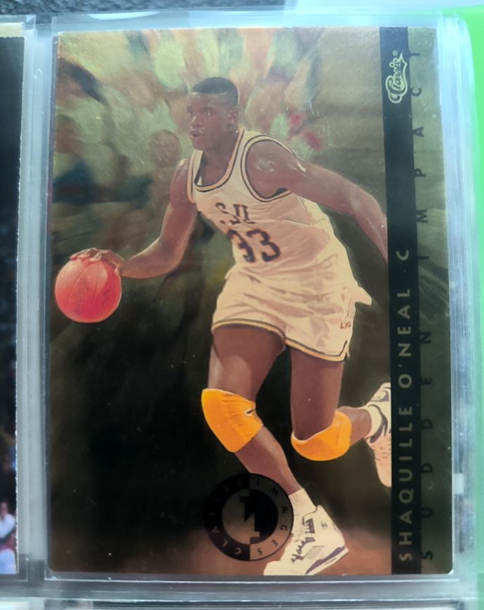 1993 Classic Images Sudden Impact #SI9 Shaquille O'Neal — front