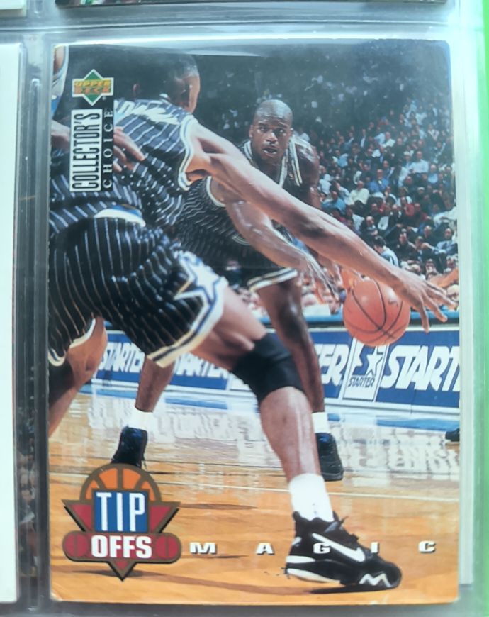 1994-95 Upper Deck Collector's Choice Tip Offs #184 Shaquille O'Neal — front