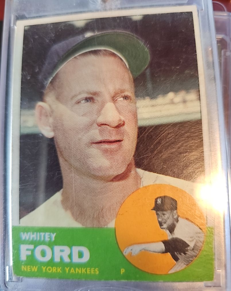 1963 Topps #446 Whitey Ford — front