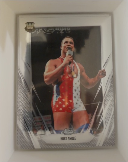 2026 Topps Chrome WWE #123 Kurt Angle — front