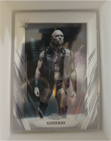 2026 Topps Chrome WWE #28 Aleister Black — front
