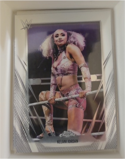 2026 Topps Chrome WWE #95 Kelani Jordan — front