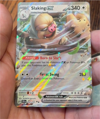 2024 Pokémon Slaking ex #147/191 — front