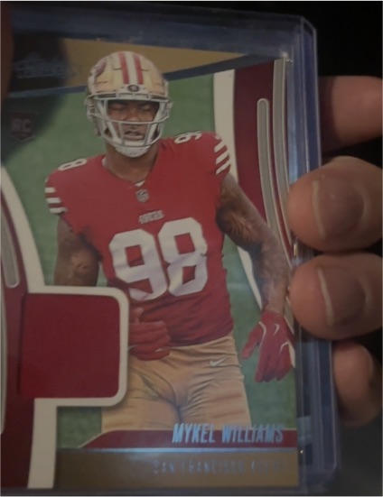 2025 Panini Absolute #ARM-MWS Mykel Williams Rookie Materials — front