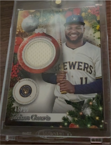 2025 Topps Holiday #PR-JC Jackson Chourio — front