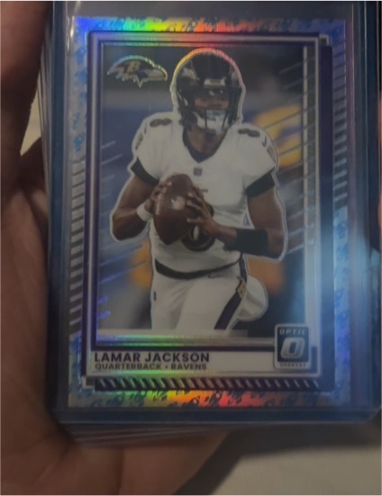 2025 Panini Donruss Optic #80 Lamar Jackson — front