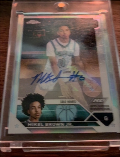 2023-24 Topps Chrome Overtime Elite #A-MBJ Mikel Brown Jr — front