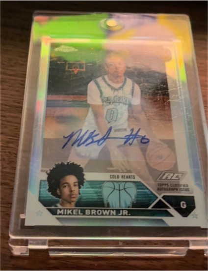 2023-24 Topps Chrome OTE #A-MBJ Mikel Brown Jr. — front
