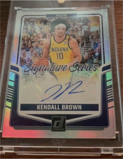 2024-25 Donruss Signature Series #SS-KBP Kendall Brown — front