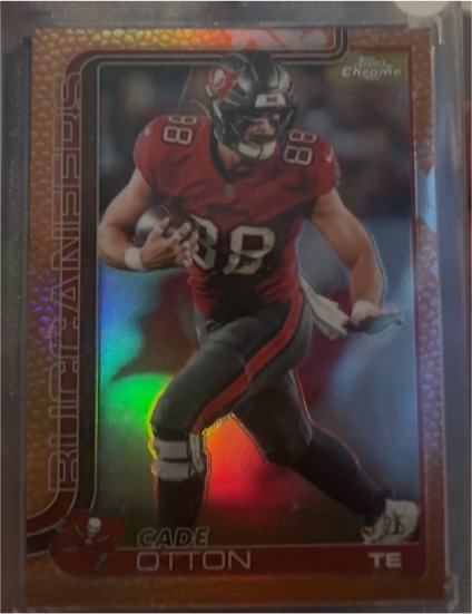 2025 Topps Chrome #284 Cade Otton — front