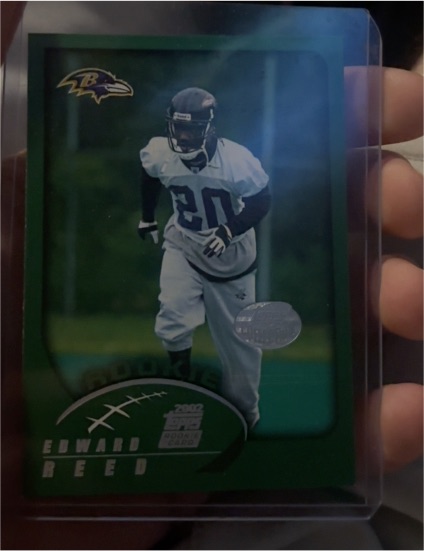 2002 Topps #353 Ed Reed Rookie Card — front