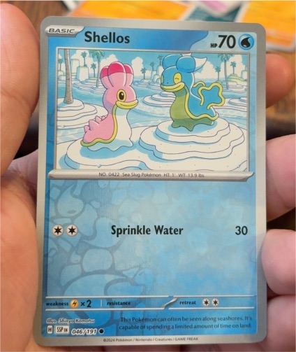 2024 Pokémon SV08: Surging Sparks #046 Shellos — front