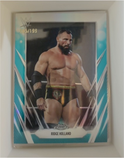 2026 Topps Chrome WWE #128 Ridge Holland — front