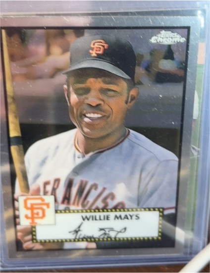 2021 Topps Chrome Platinum Anniversary #618 Willie Mays — front