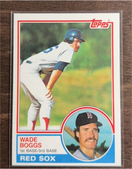 1983 Topps #498 Wade Boggs — front
